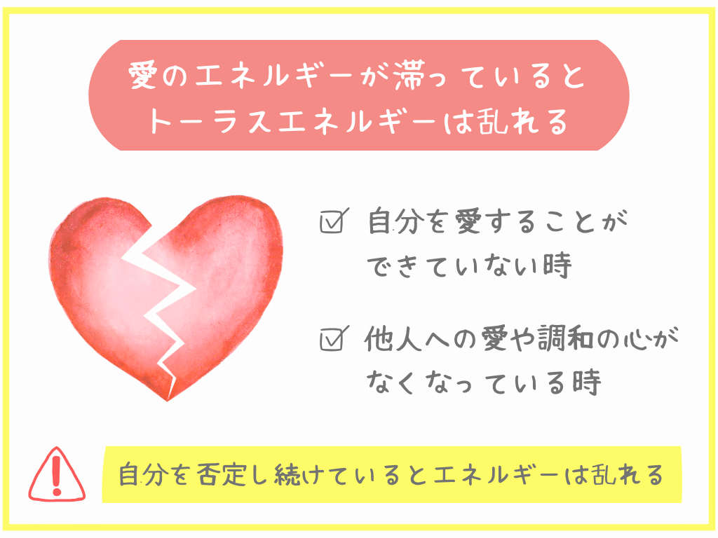 愛のエネルギーが滞っているとトーラスエネルギーは乱れる