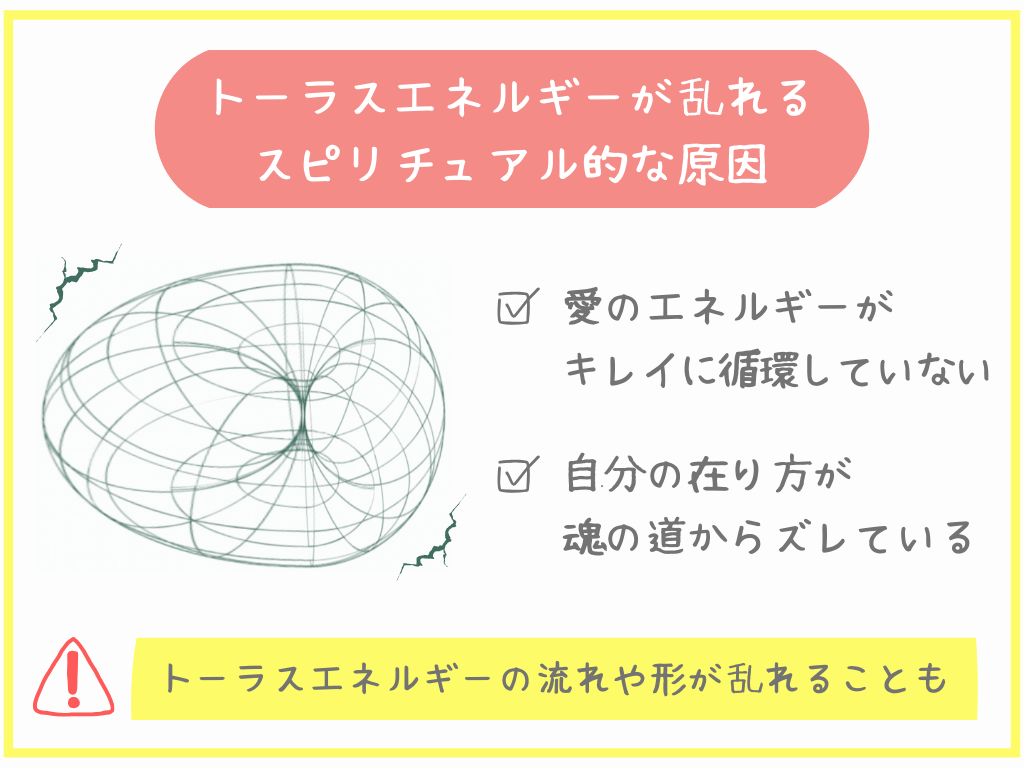 トーラスエネルギーが乱れるスピリチュアル的な原因