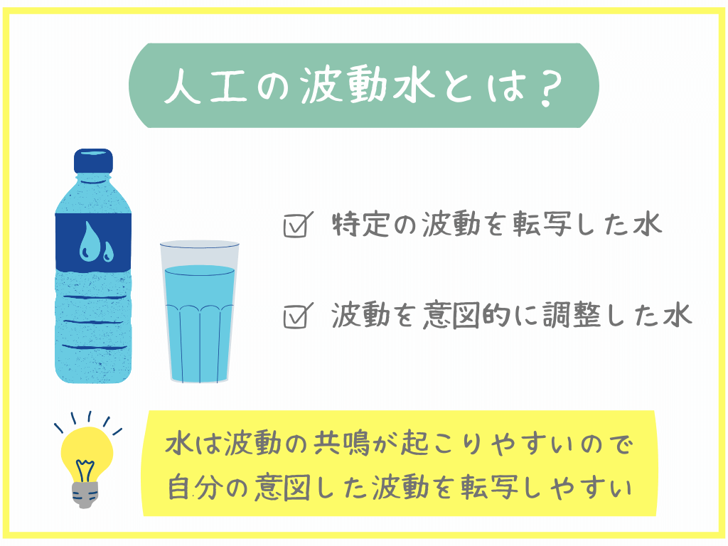 人工の波動水とは？