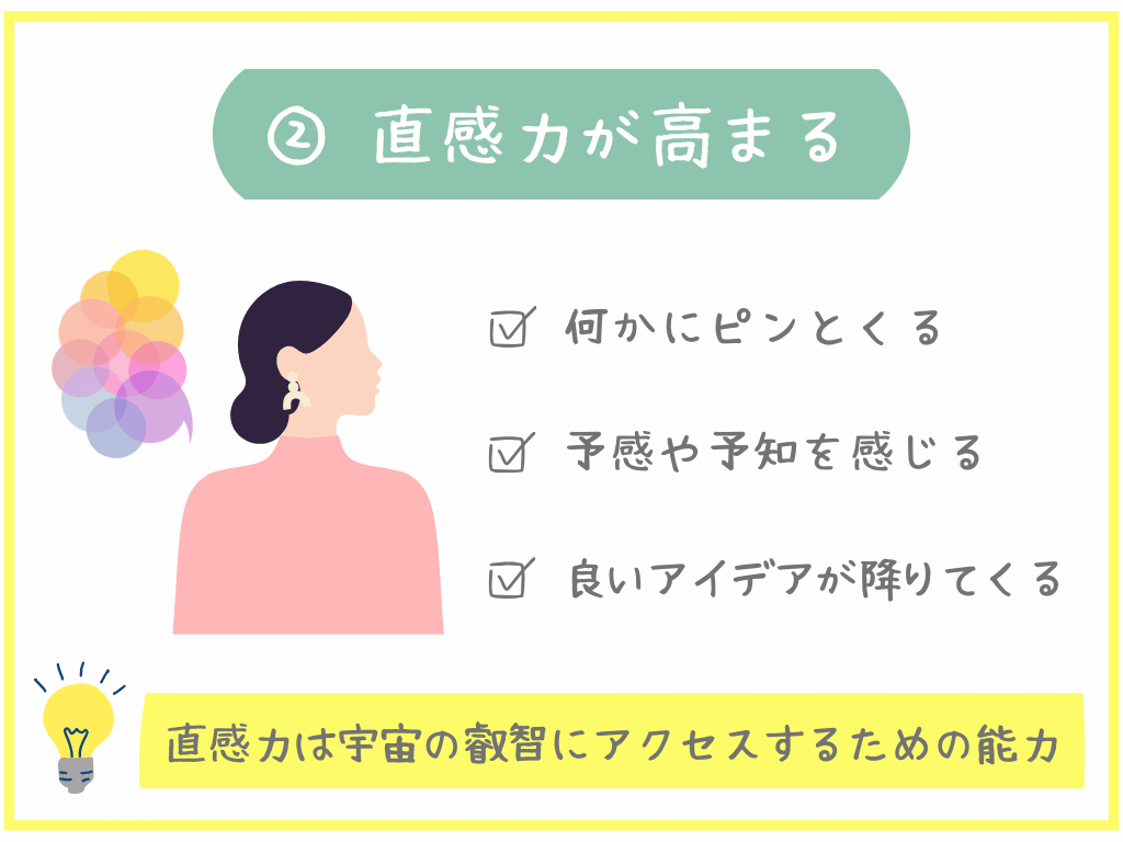 ②直感力が高まる