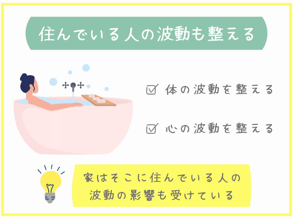 住んでいる人の波動も整える