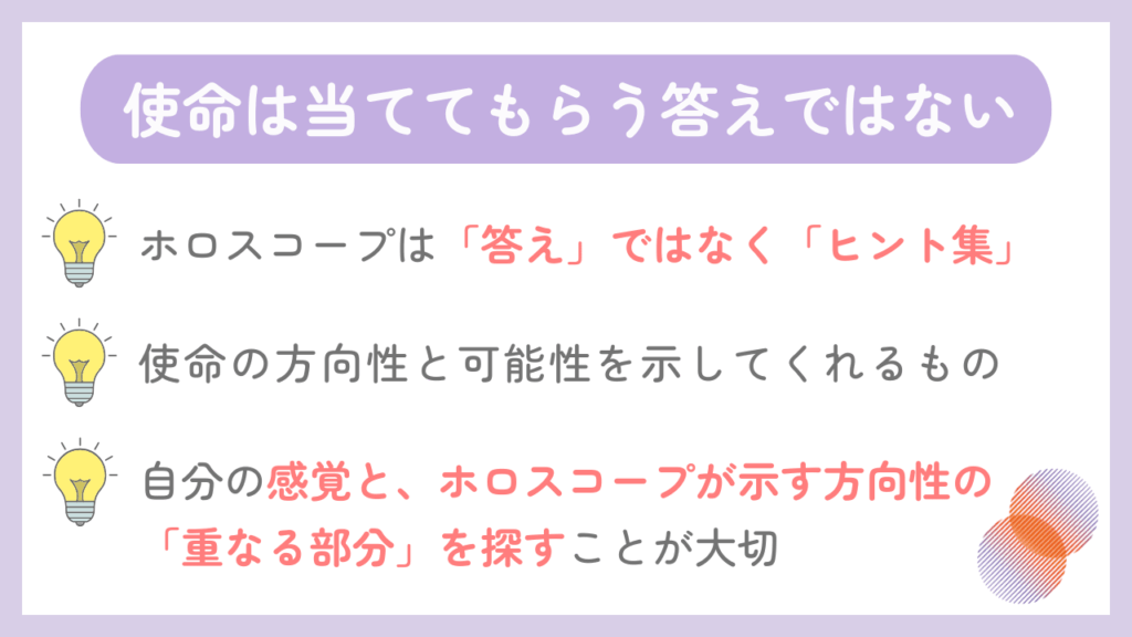 使命は当ててもらう答えではない