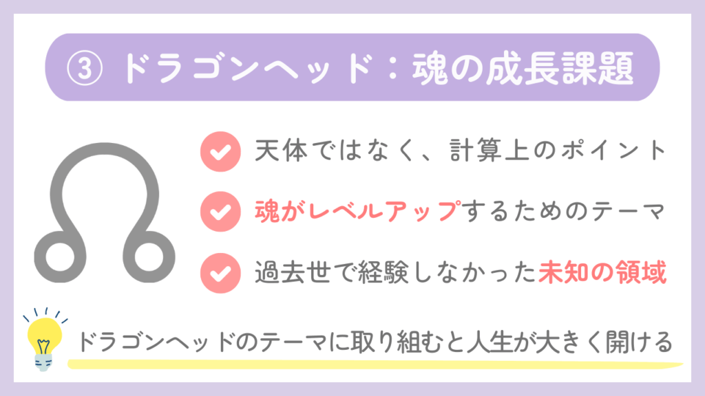 ③ドラゴンヘッド：魂の成長課題
