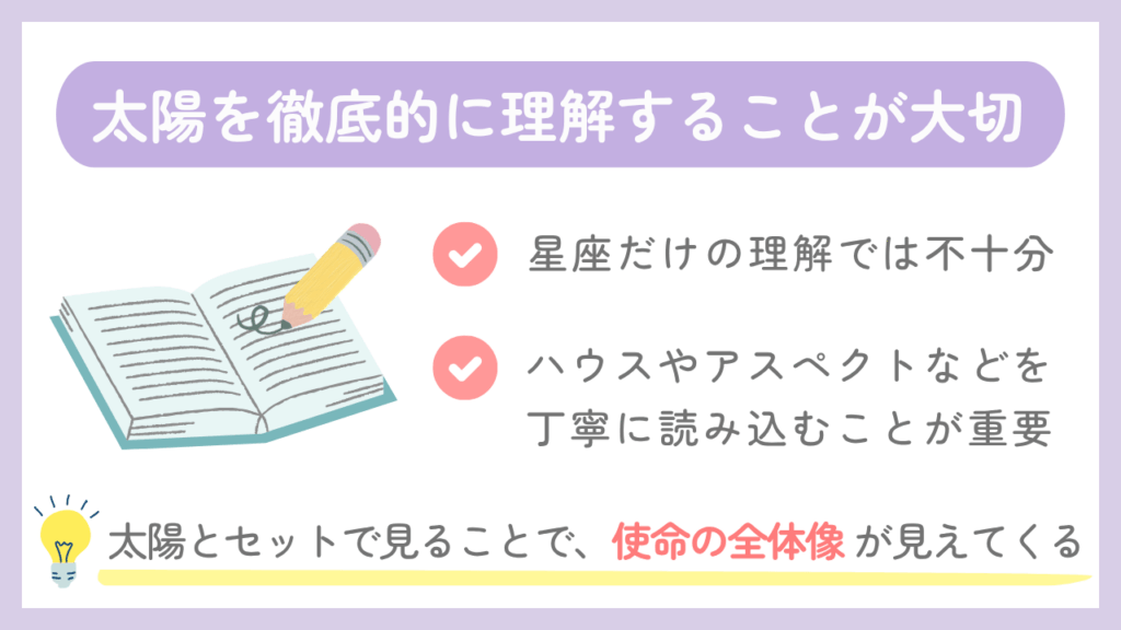 太陽を徹底的に理解することが大切