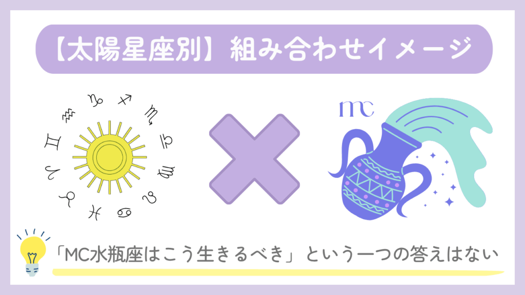 【太陽星座別】組み合わせイメージ
